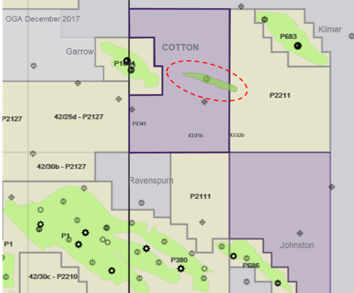 Speedwell Energy Cotton Field Location Map