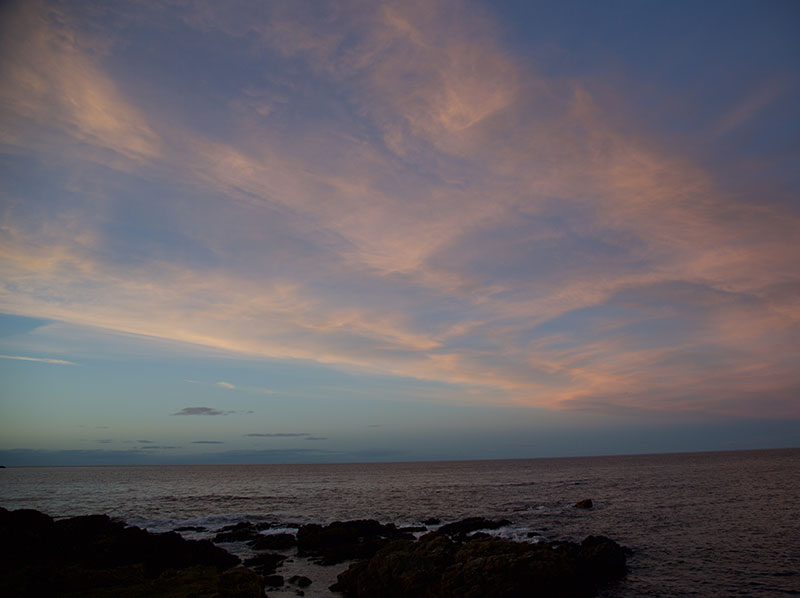 Image of the Sea with an incredible sunset by Jeff Riley